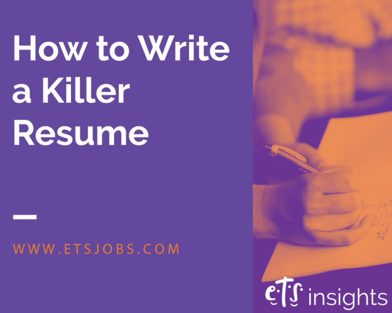 How to Write a Killer Resume