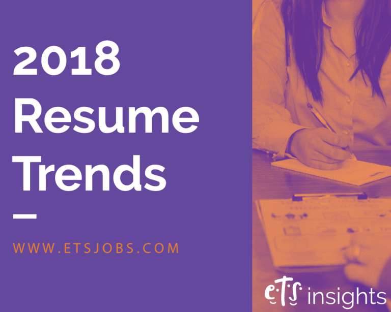 2018 Resume Trends