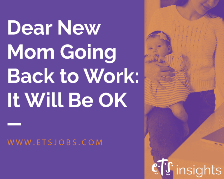 Dear New Mom Going Back to Work: It Will Be OK