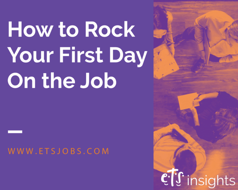 How To Rock Your First Day On The Job