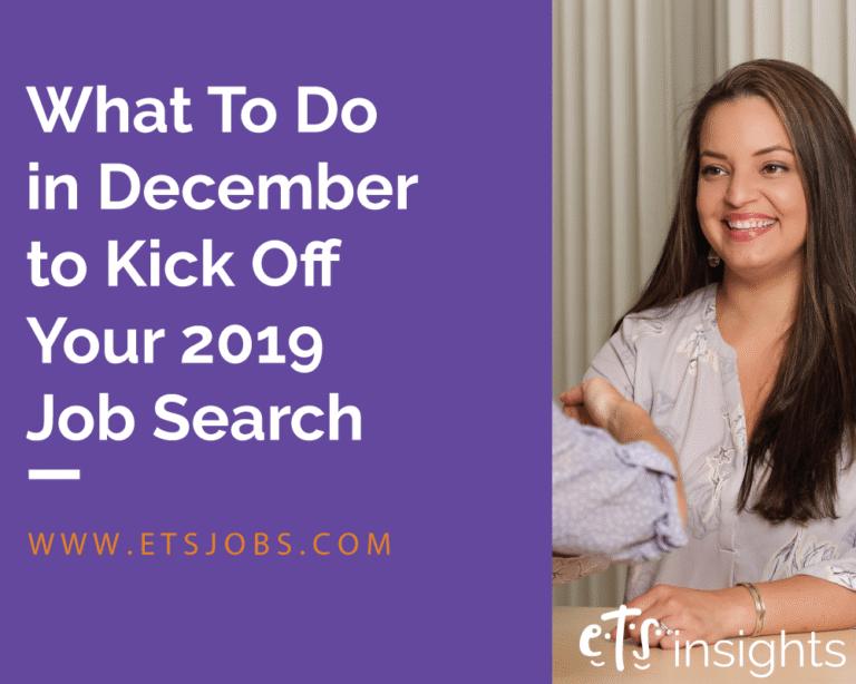 What To Do in December to Kick Off Your 2019 Job Search