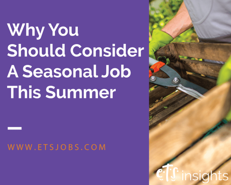 Why You Should Consider A Seasonal Job This Summer