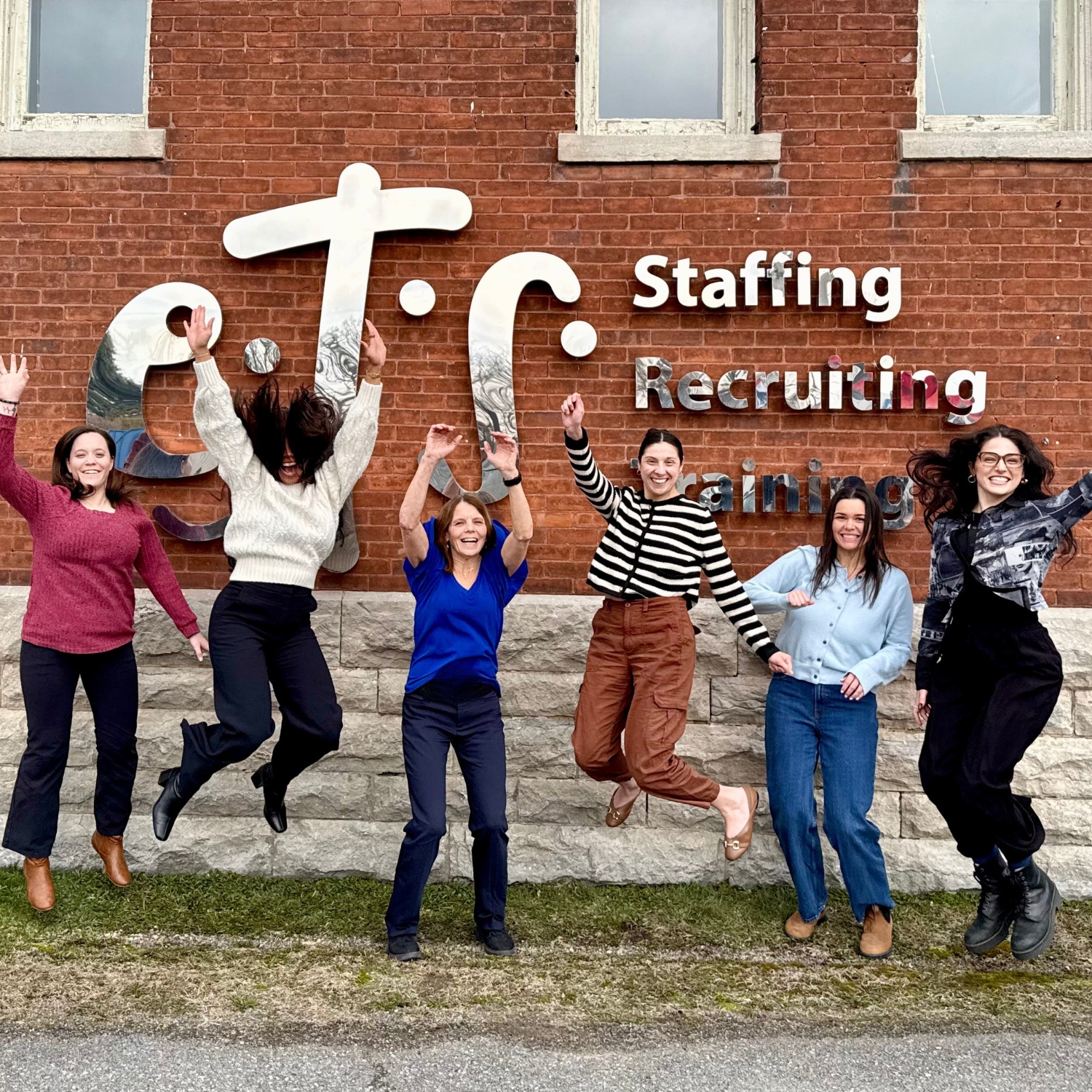 ETS back office team at the Plattsburgh headquarters